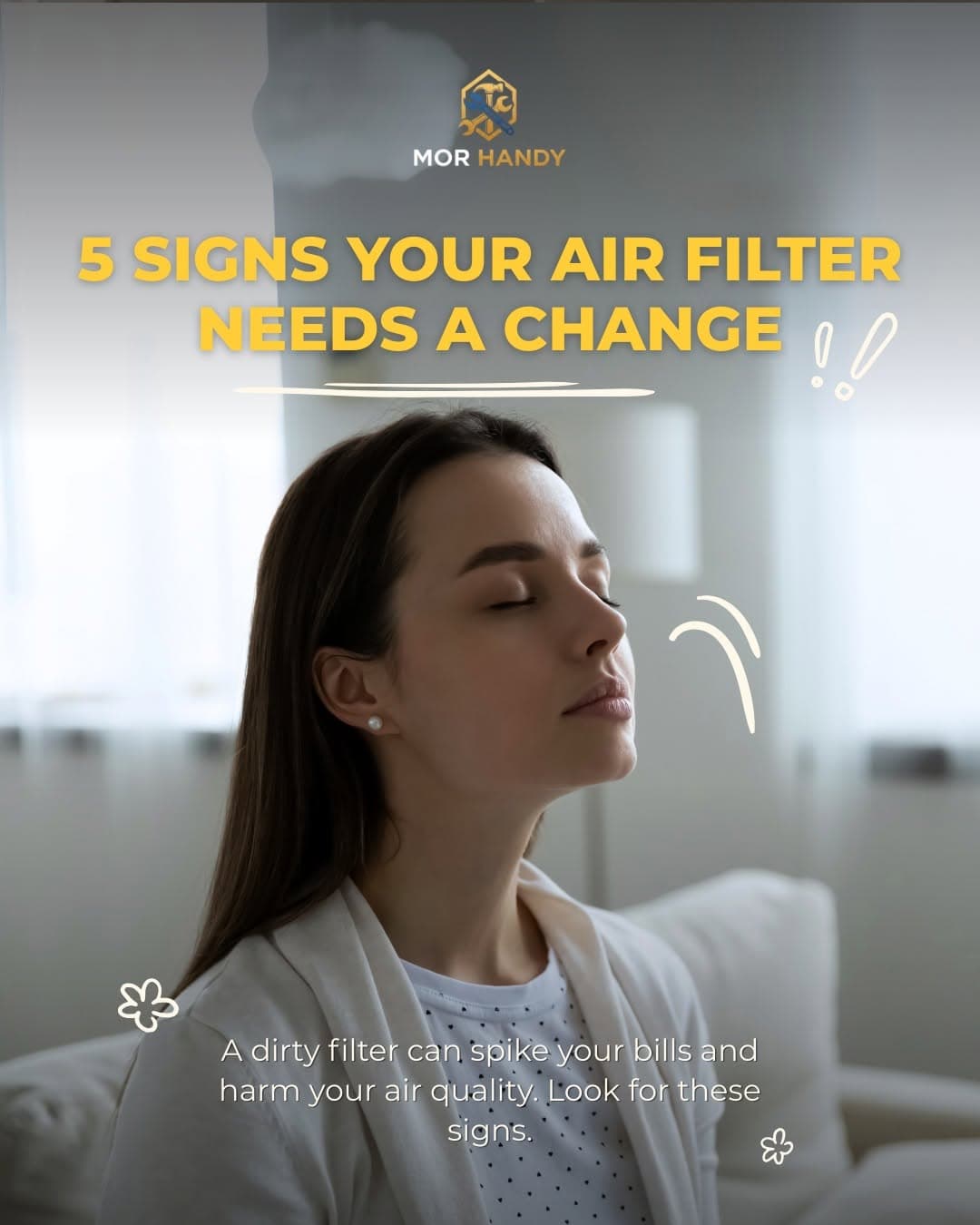 Five signs your air filter needs a change